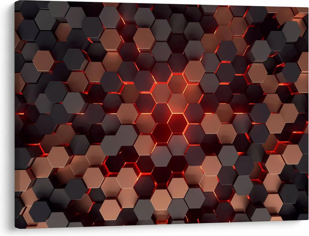 Obraz - Futuristická abstrakcia (70x50 cm)