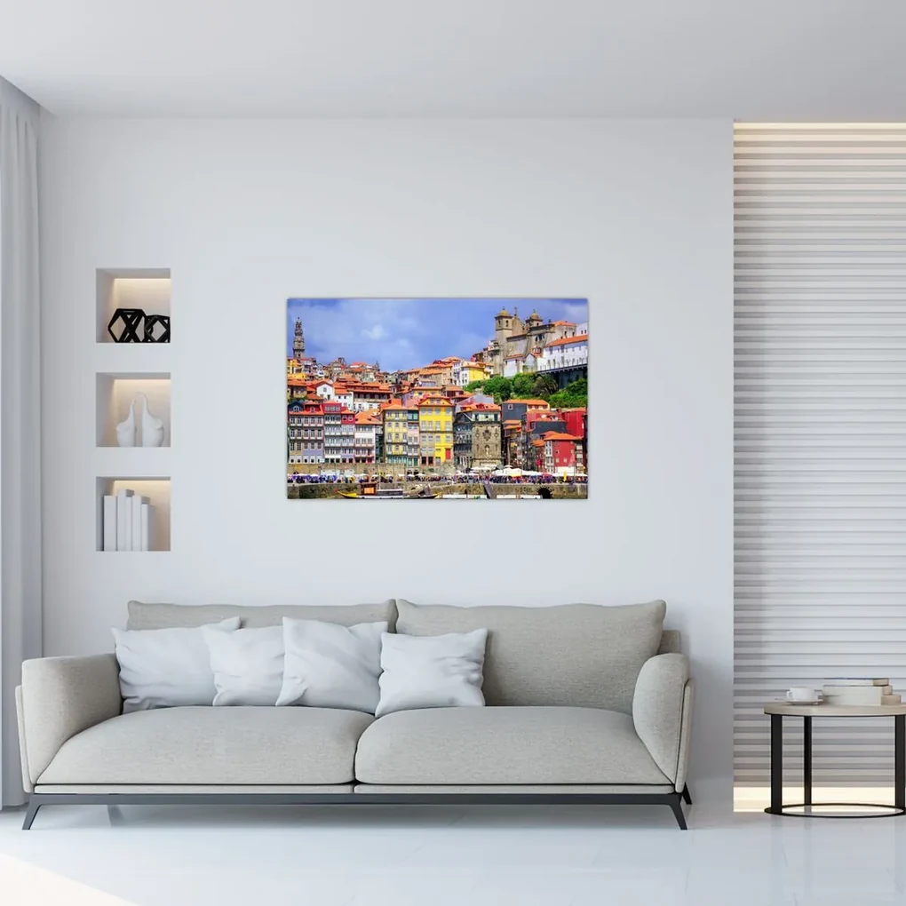 Obraz - Ribeira, Portugalsko (90x60 cm)