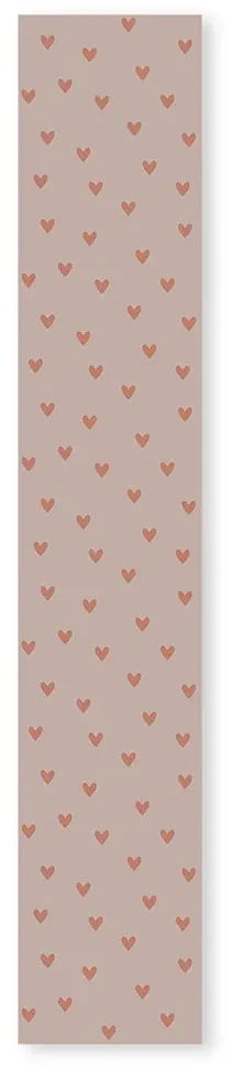 DEKORNIK Simple Hearts Pink And Red Brick - Tapeta