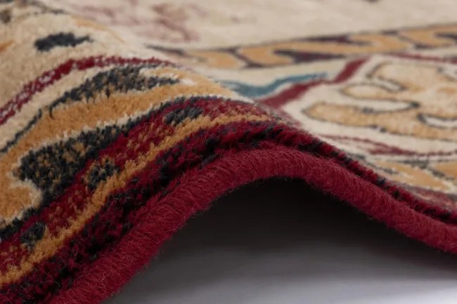 Koberec Agnella Isfahan Meka tmavobéžový