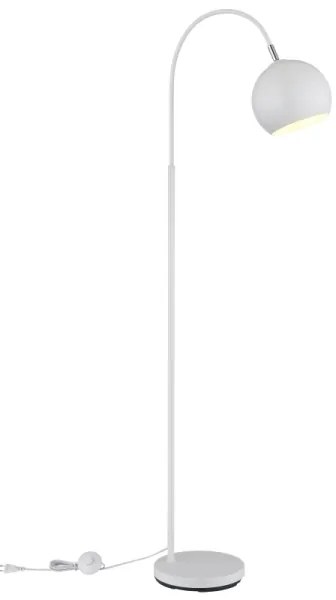 Globo 24779W - Stojacia lampa BENNO 1xE27/60W/230V biela