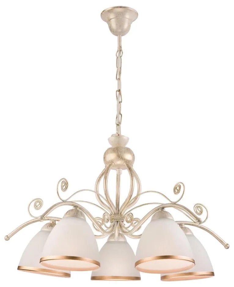 Luster na reťazi RETRO II 5xE27/60W/230V