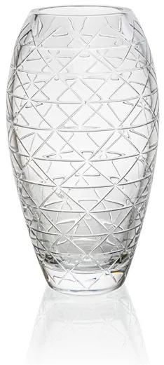 Křišťálová váza, TRIANGLE, Gold Crystal, 28 cm