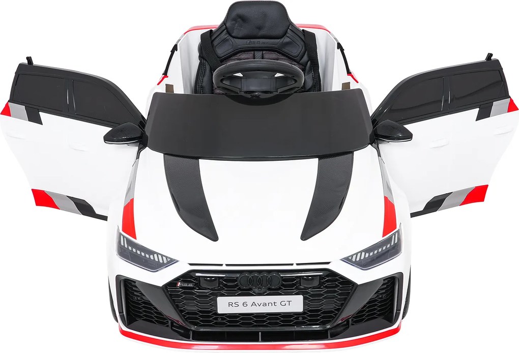 Ramiz Audi RS6 Avant GT elektrické autíčko pre deti biele