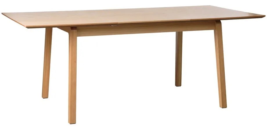 Rozkladací jedálenský stôl s doskou v dubovom dekore v prírodnej farbe 95x200 cm Bari – Unique Furniture