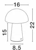 Dizajnová stojaca lampa Ande Čierna