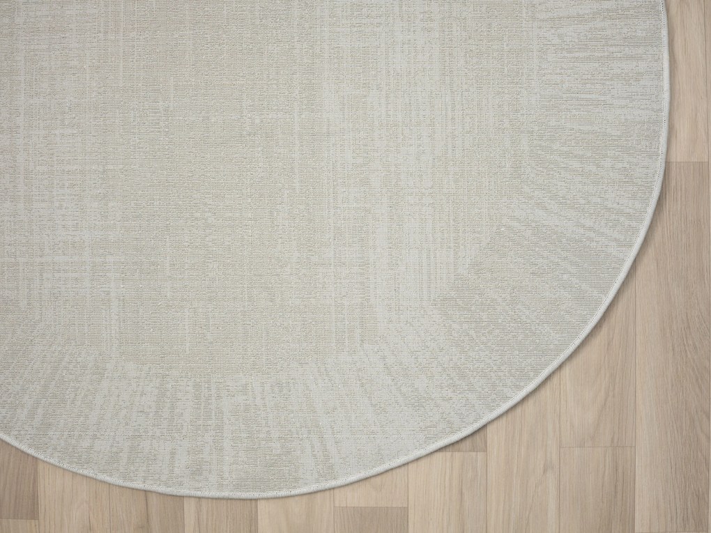 My Flair, Kusový koberec My Heaven CA60002 creme kruh, 120x120 (priemer) kruh, šedá, chodba / predsieň