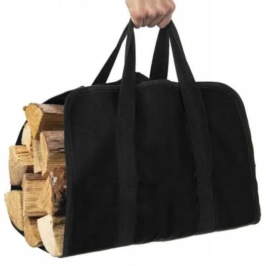 Kaminer 8791 Taška na krbové drevo 100x45cm čierna