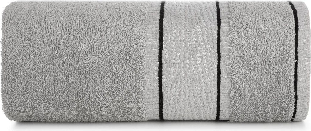 BAVLNENÝ UTERÁK NIKOLA SADA 6KS 50X90 CM SIVÁ