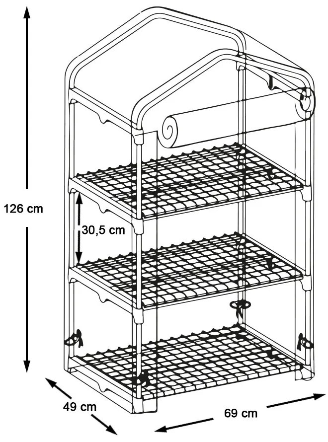 Mini fóliovník