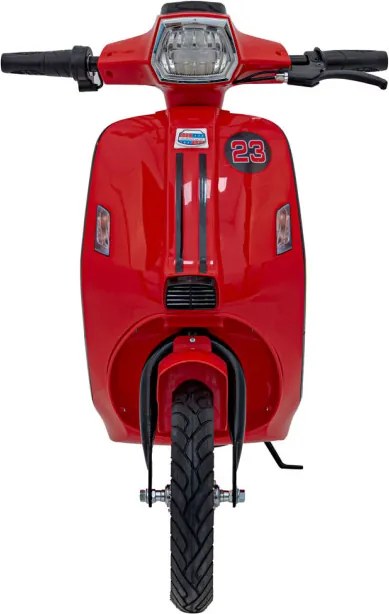 Elektrický skúter Retro 23 červený