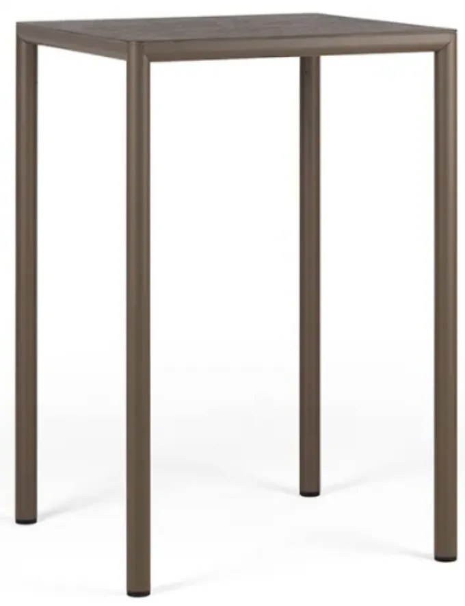 PIAVE 70 HIGH záhradný stôl tabacco