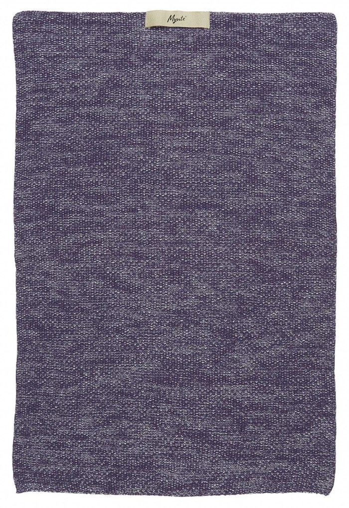 IB LAURSEN Pletený uterák Mynte Purple