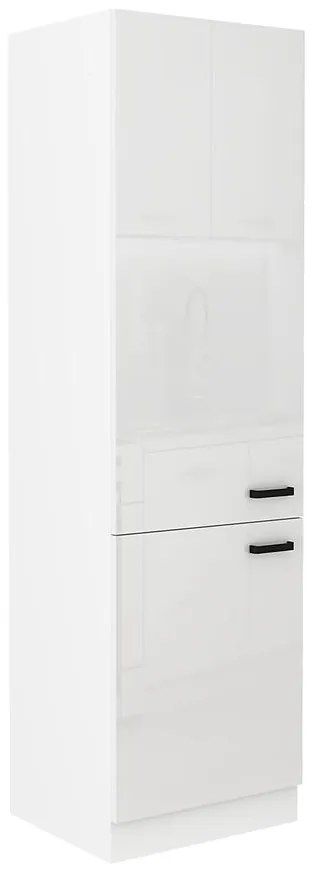 Kuchynská skrinka MIA biely lesk/biely 60lo-210 2f