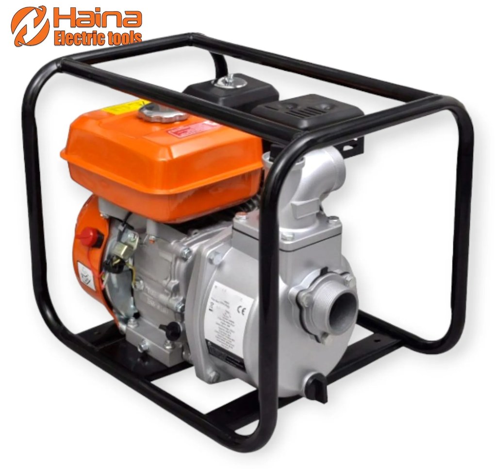 Benzínové motoroví čerpadlo, 6,5 HP, max 550 l/min, 168 cm3, 2 COL, 50 mm- Haina H-GPUMP-50X
