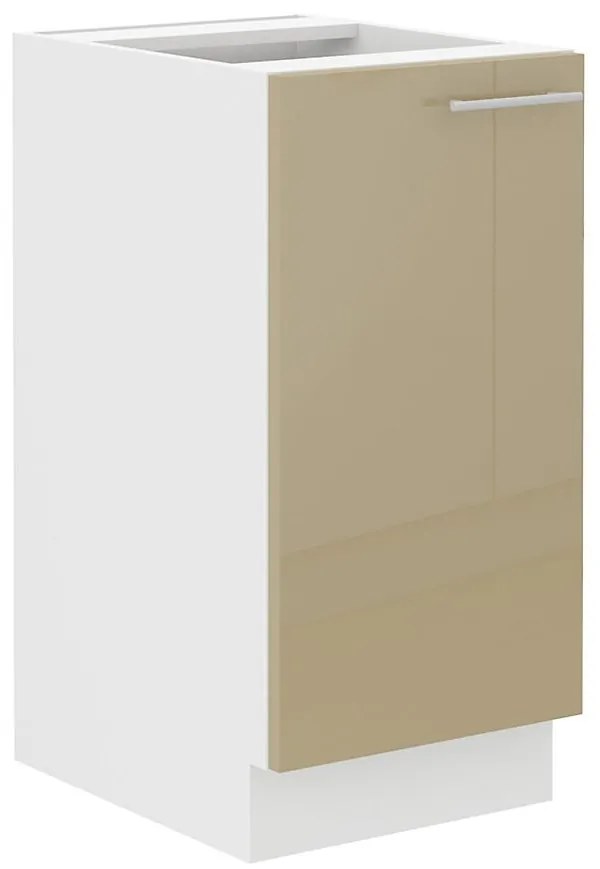 Kuchynská skrinka Lara 40d 1f Bb Mdf Cappucino lesk