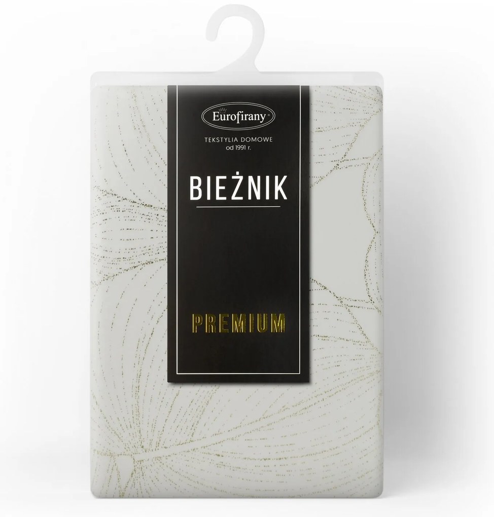 OBRUS BLINK 16 35X140 CM BIELY