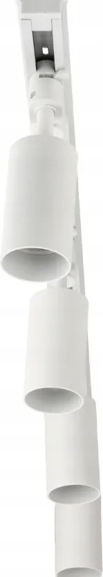 LED koľajnica 1m + 4x GU10 bodové žiarovky - sada