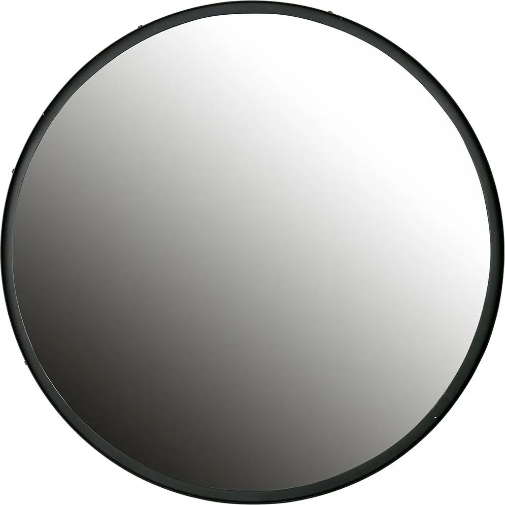 WOOOD Okrúhle kovové zrkadlo Lauren XL