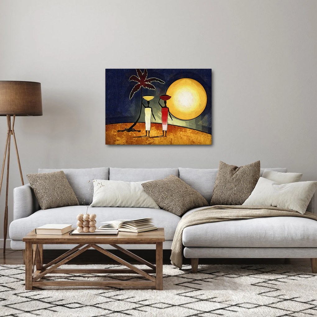 Obraz starovekej maľby (70x50 cm)