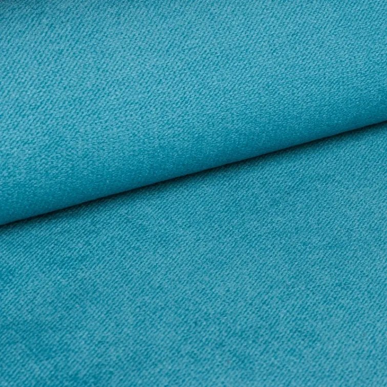 AKCIA Modrá rozkladacia rohová pohovka ZENOVA 220x140 cm, obojstranná II. akosť