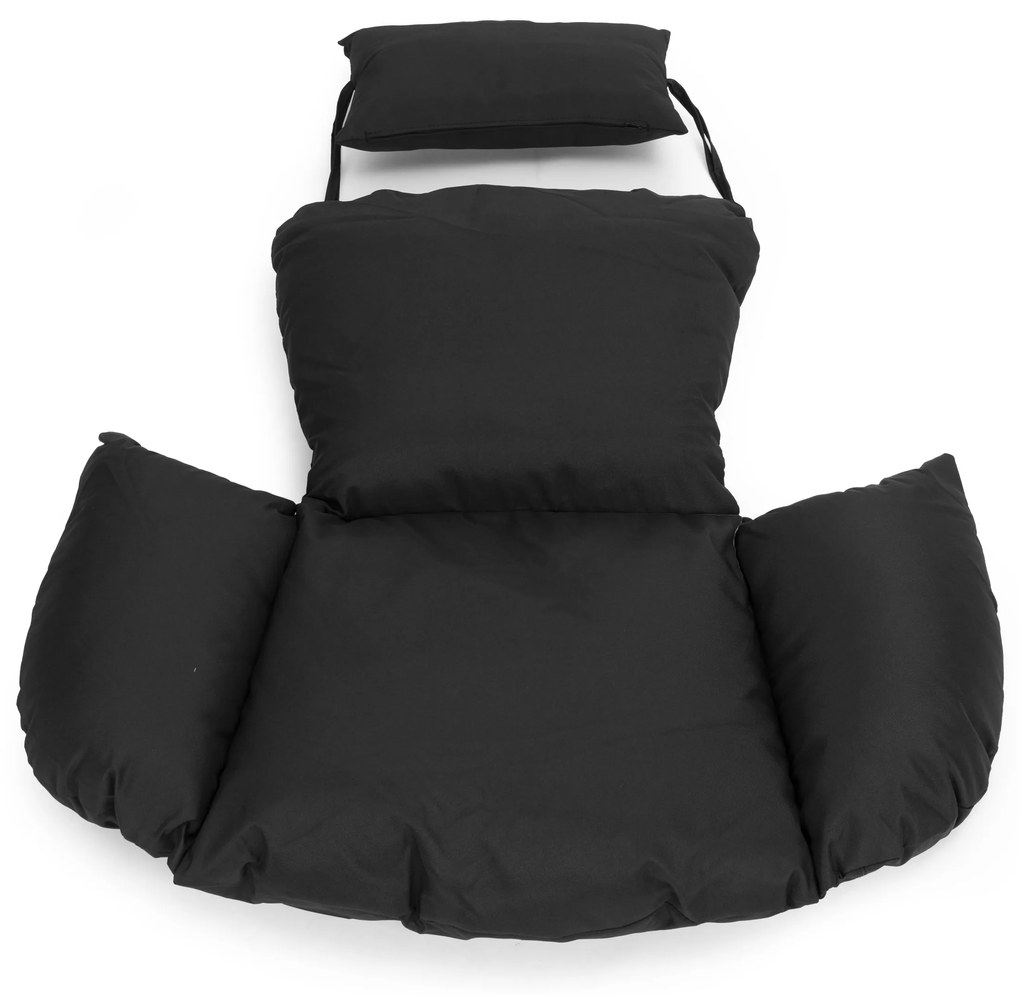 MultiGarden Závesné záhradné hojdacie kreslo Cocoon do 120 kg + vankúše MultiGarden