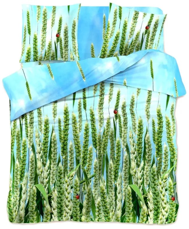 Obliečky z mikrovlákna POSANA zelené Rozmer obliečky: 2 ks 70 x 80 cm | 160 x 200 cm
