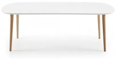 OQUI 160-260 W rozťahovací oválny stôl