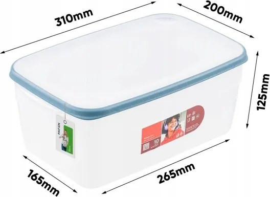Keeeper Krabička na jedlo, box na potraviny, FRANCO, 5,4L
