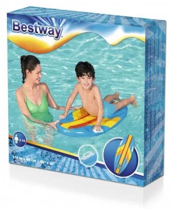 Nafukovačka Bestway 42046 plavecká doska, oranžová 114x46 cm