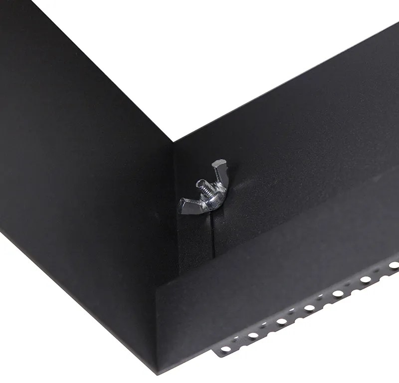 Zápustený reflektor čierny GU10 AR111 bez rámu - Oneon Honey