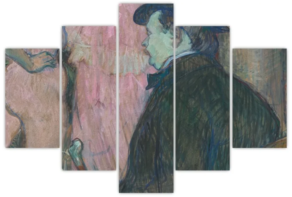 Obraz - Henri de Toulouse-Lautrec, Maxime Dethomas, reprodukcia (150x105 cm)