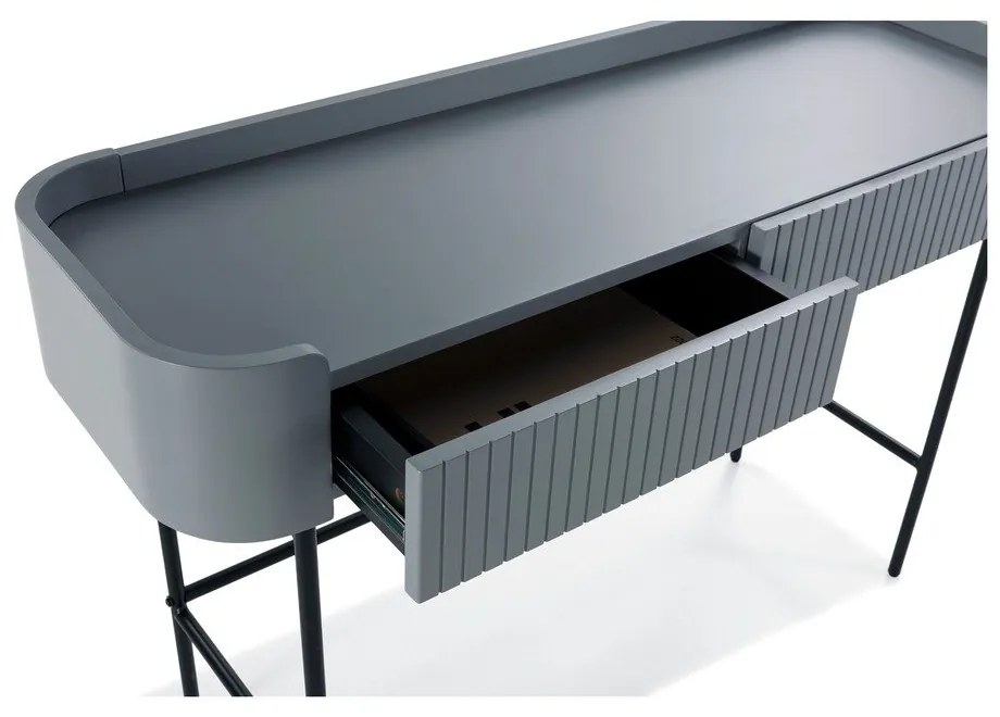 Modrý konzolový stolík 40x120 cm Willa – MOME