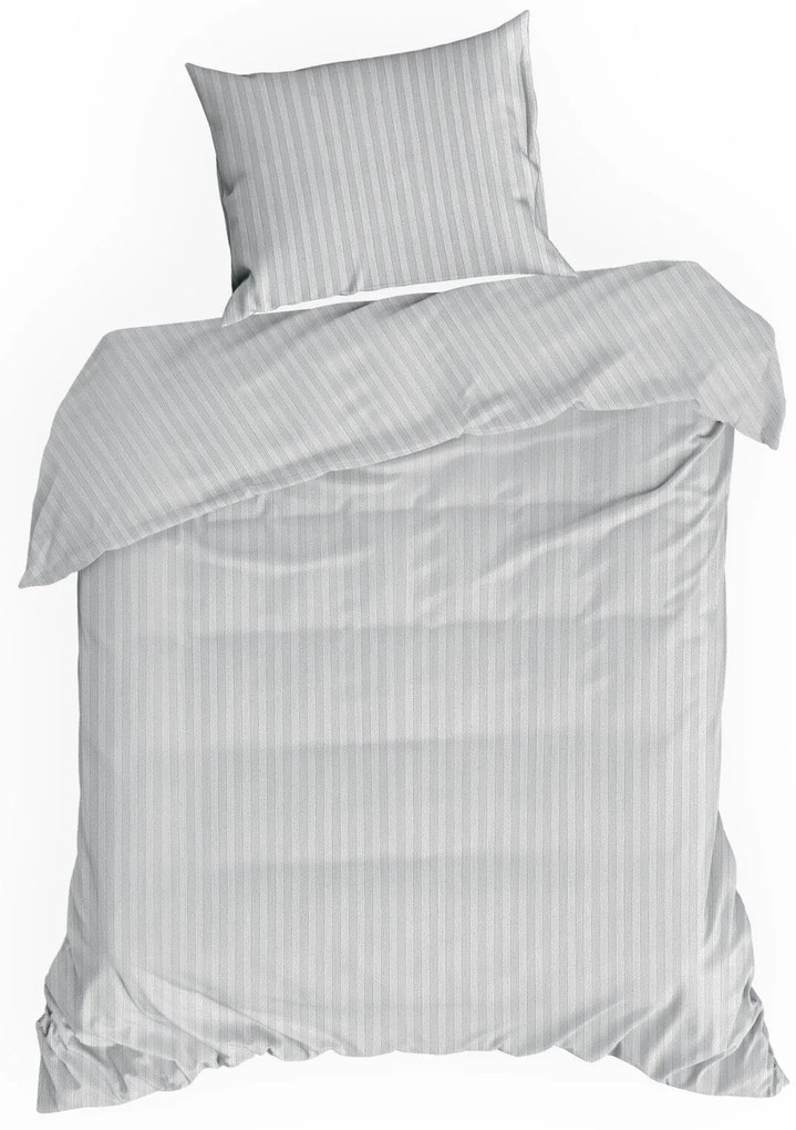 SATÉNOVÉ OBLIEČKY VERA 200X220 CM, 2 KS 70X80 CM SVETLOSIVÉ