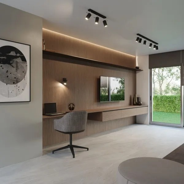 Brilagi - LED Bodové svietidlo ASMUS 6xGU10/7W/230V čierna