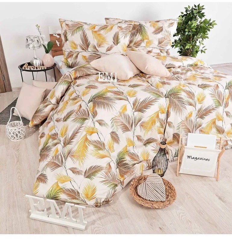 Obliečky bavlnené Kiara EMI, Predĺžený set jednolôžko obsahuje 1x 140x220 + 1x 70x90