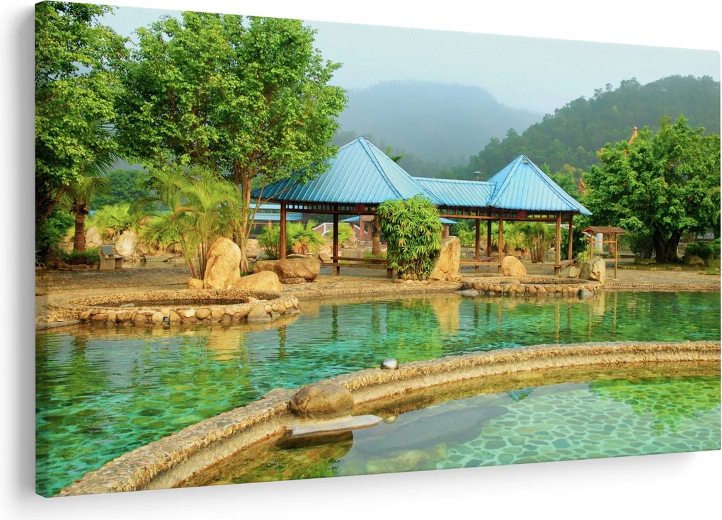 Obraz - Shanghai hotel park (90x60 cm)