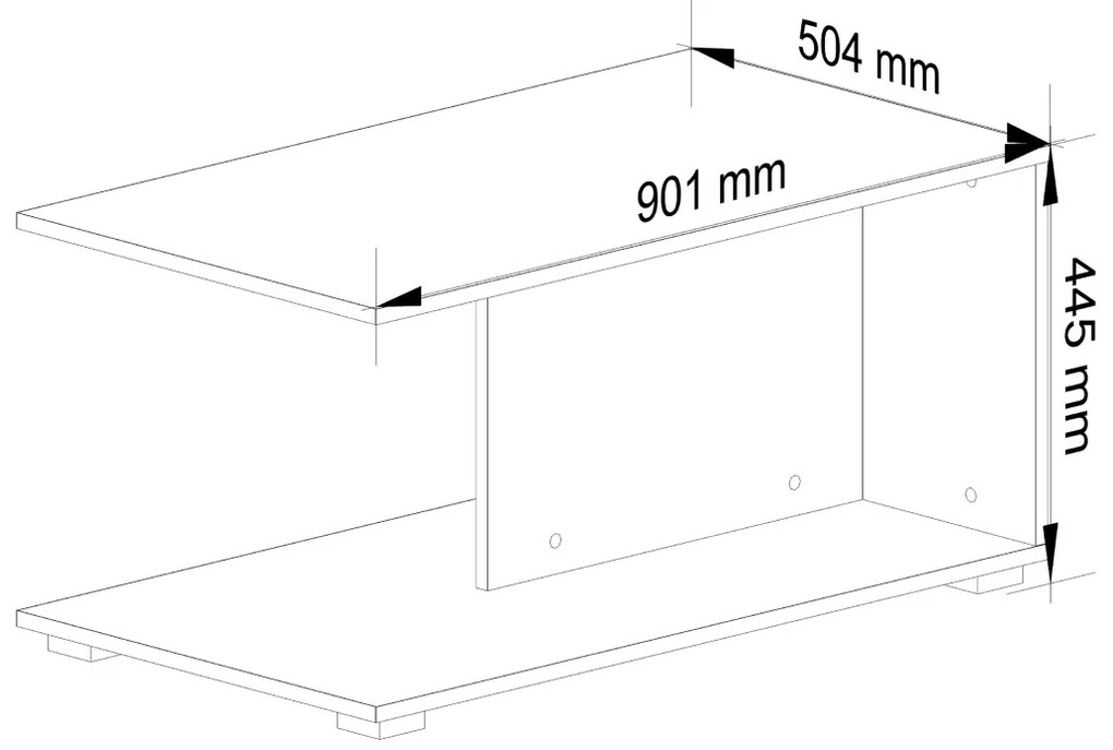 Konferenčný stolík MARGO wenge