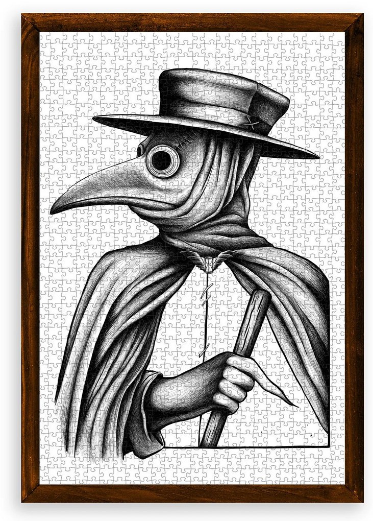 Puzzle Morový doktor - 1000 dielikové (48x68cm) - 39,9€