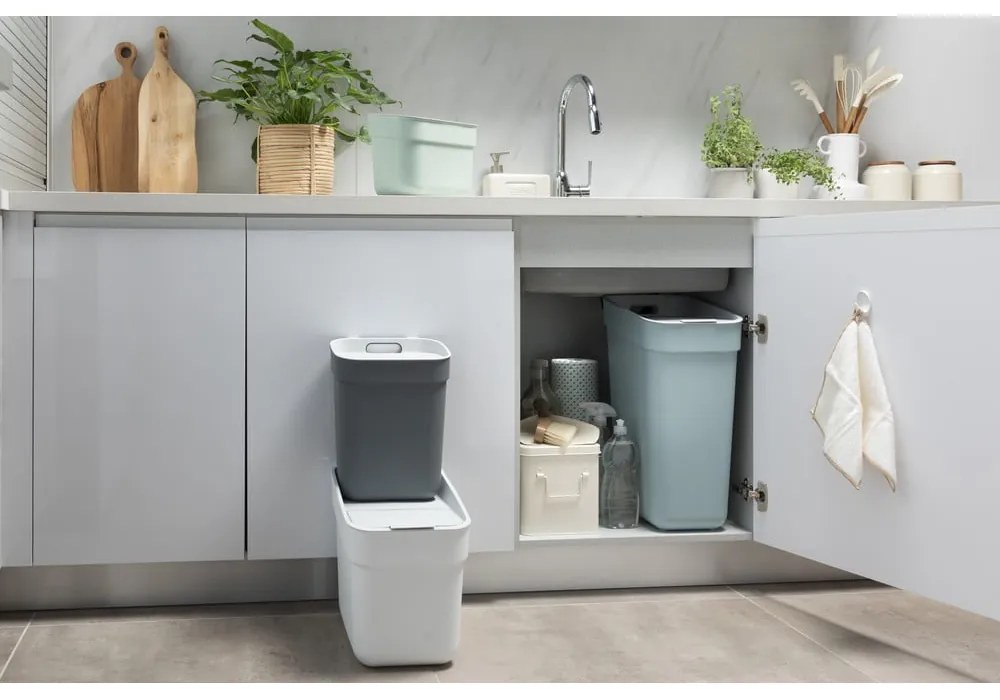 Biela nádoba na kompostovateľný odpad 5 l Ready To Collect – Curver