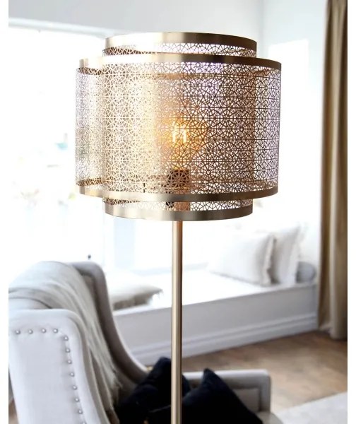 ByRydens 4100180-6519 - Stojacia lampa HERMINE 1xE27/5W/230V