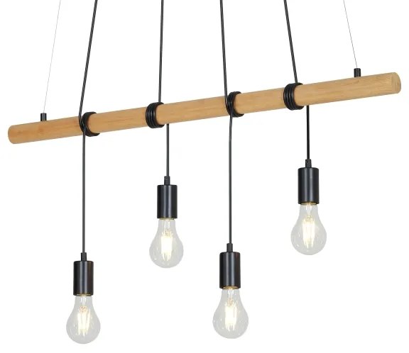 Briloner 4015045 - Luster na lanku 4xE27/25W/230V