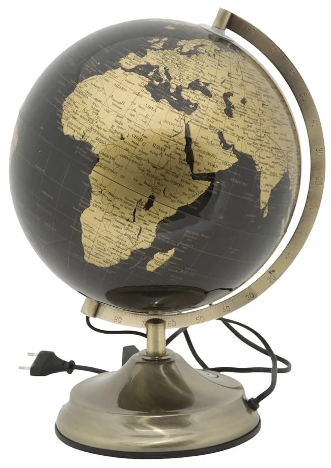 Stolová lampa v tvare glóbusu Mauro Ferretti Globe Bronze, ø 25 cm
