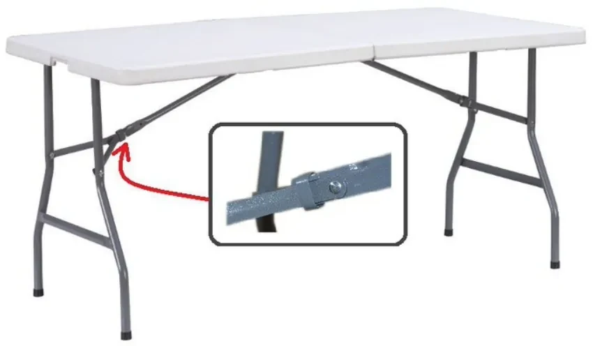 Cateringový stôl do záhrady rozkladací Šírka: 70 cm | Dĺžka: 153 cm