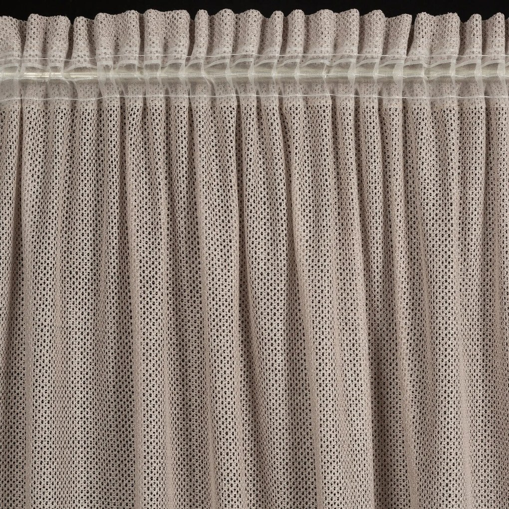 ZÁVES NA PÁSKE ALEKSA 140X270 CM BÉŽOVÁ