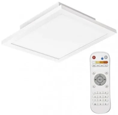 EMOS Stmievateľný LED PANEL EXCLUSIVE, 20W/120W - teplá-studená biela, 30x30cm, hranatý