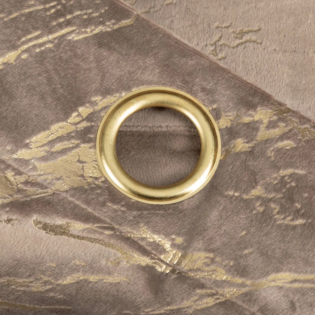 ZATEMŇOVACÍ ZÁVES NA PÁSKE MOLLY 140X270 CM VZOROVANÁ