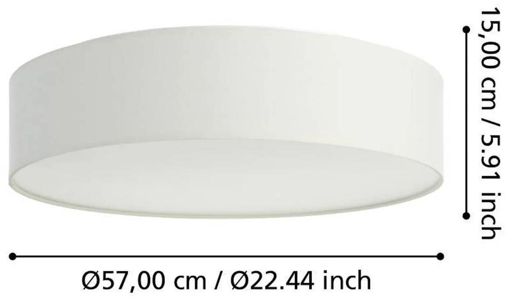 EGLO connect Romao-Z LED svetlo, Ø 57 cm, biela
