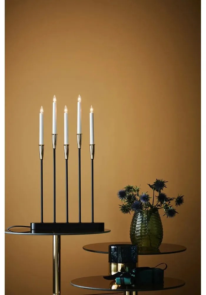 Čierna vianočná svetelná dekorácia Nice – Markslöjd