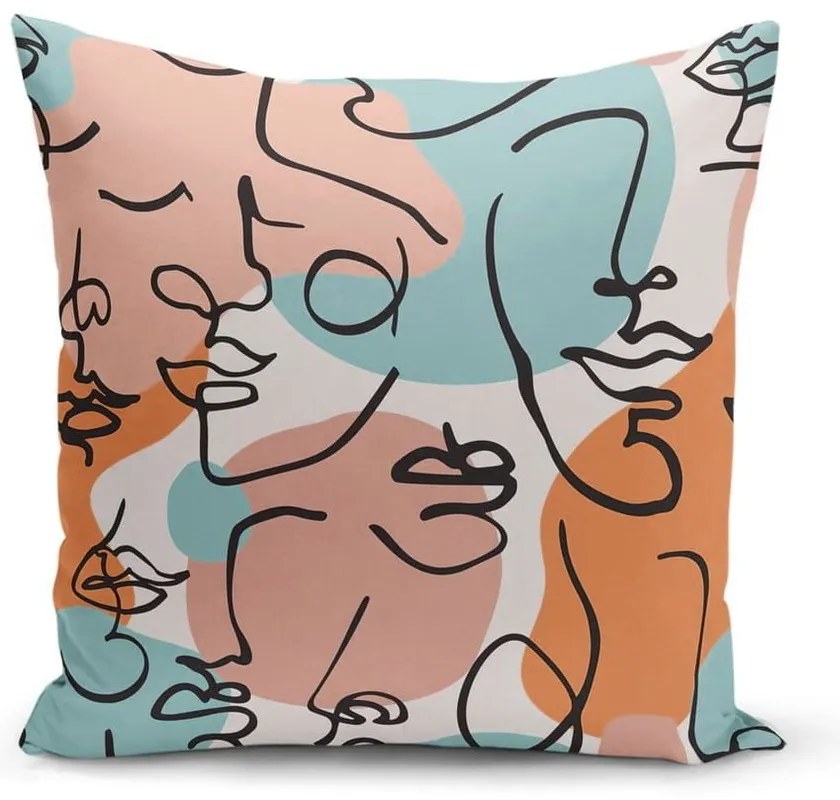 Súprava 4 obliečok na vankúše Minimalist Cushion Covers Cesso, 45 x 45 cm